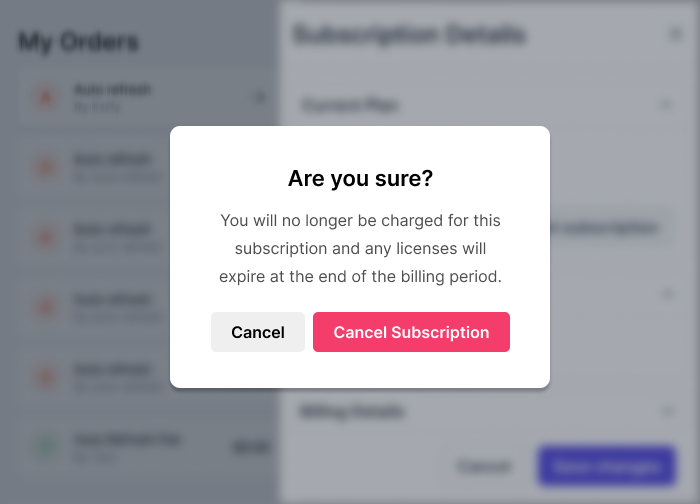 Cancellation Confirmation